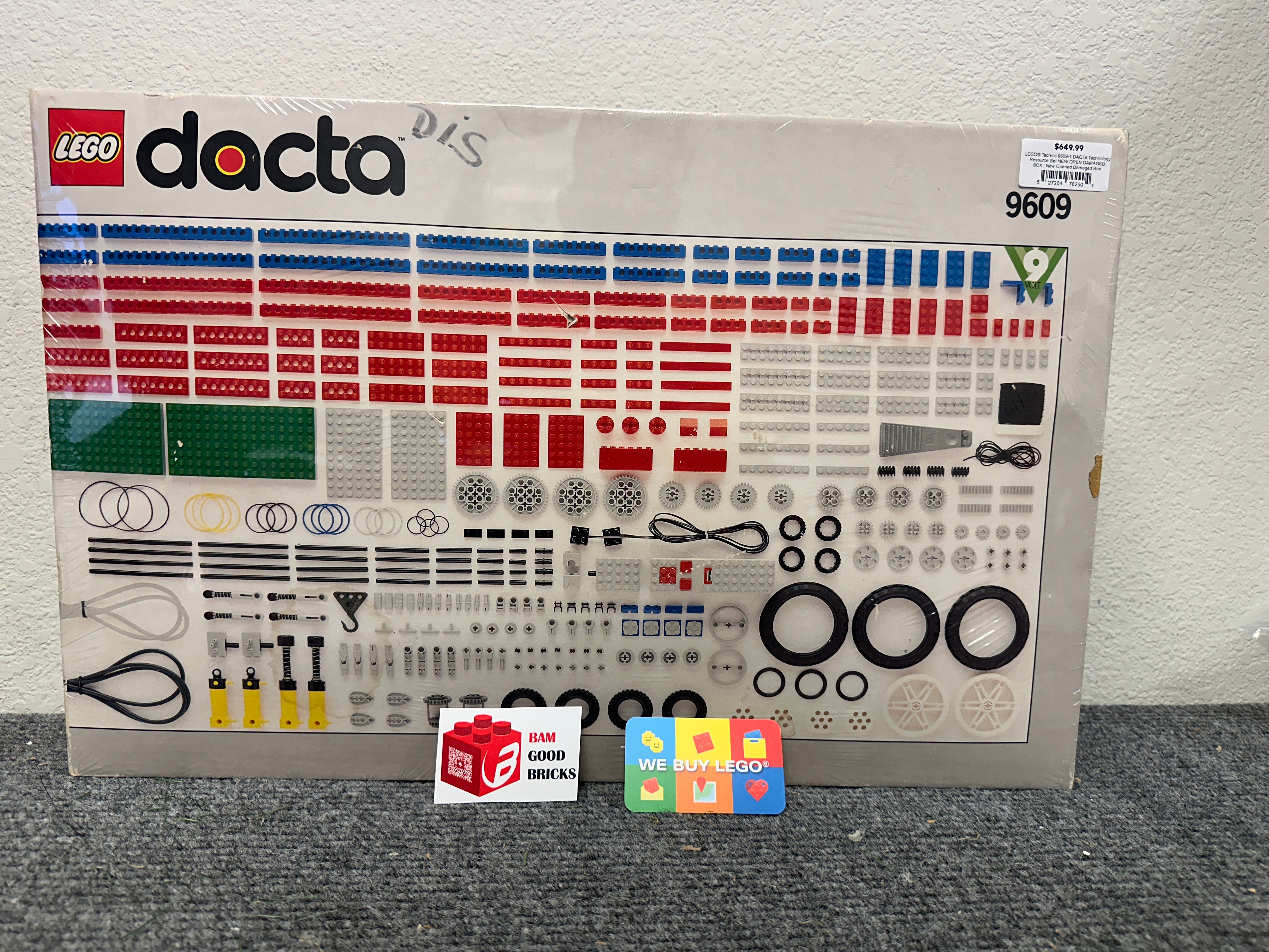 LEGO® Technic 9609-1 DACTA Technology Resource Set NEW OPEN DAMAGED BOX