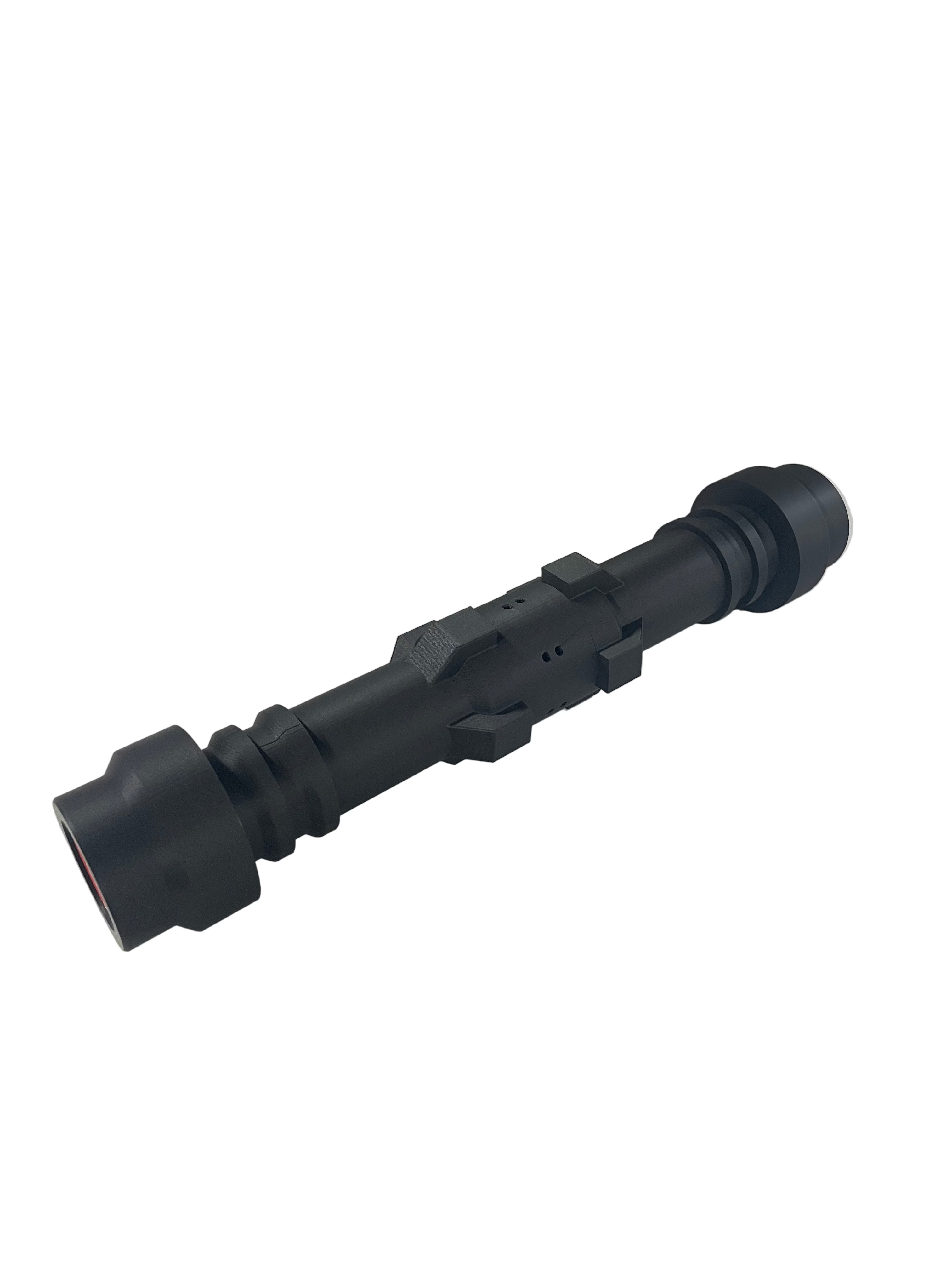 3D Printed Darth Maul Inspired Dual Hilt LEGO Star Wars Lightsaber Black Hilt/Red Blades