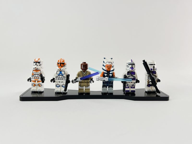 LEGO® Display – Tricked Out Bricks 6 Figure Plate for Max Stand