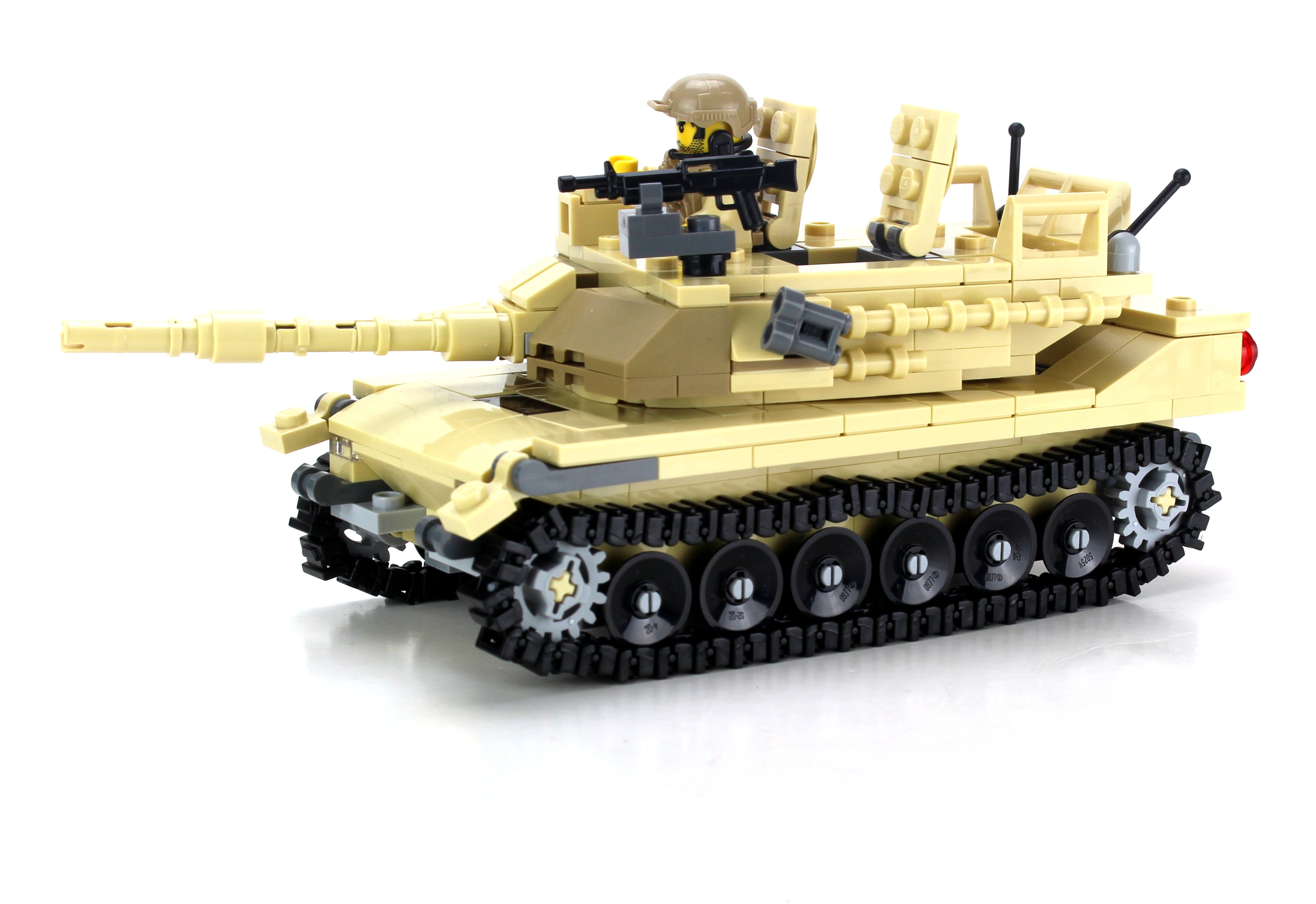 Battle Bricks Tan M1 Abrams Main Battle Tank