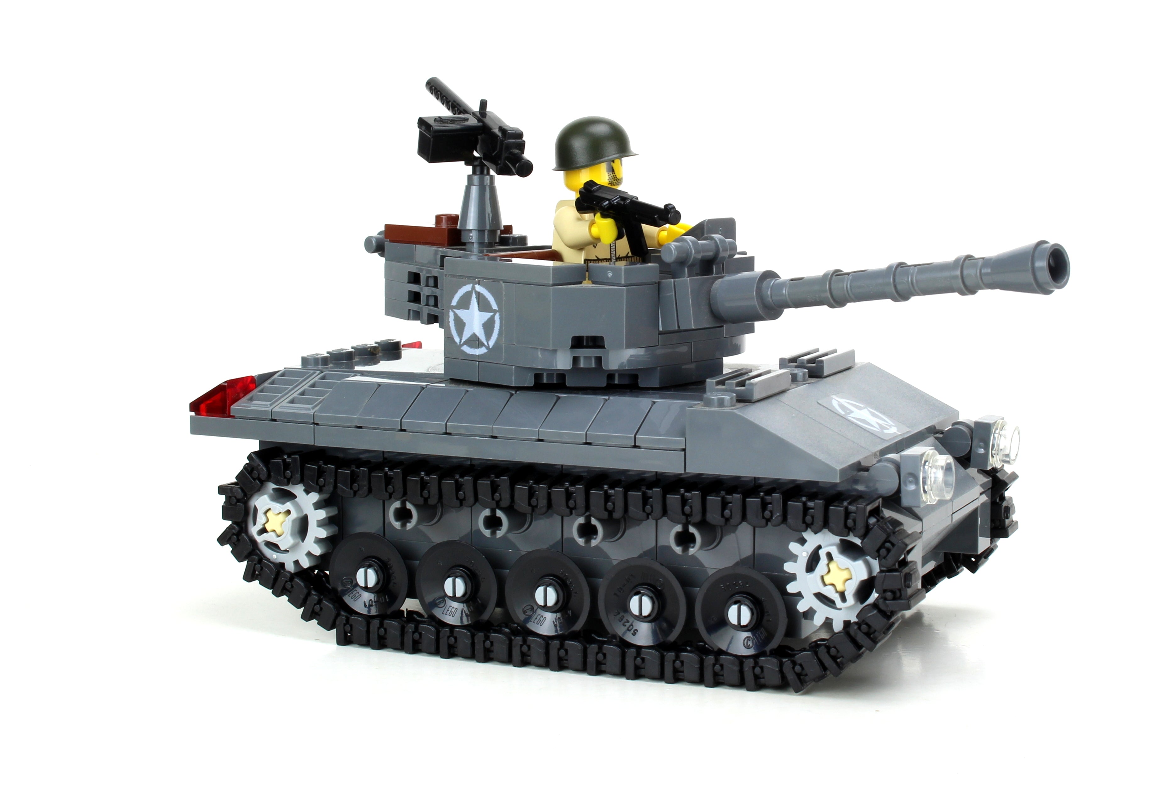 Battle Bricks Us Army M18 "Hellcat" Tank World War 2