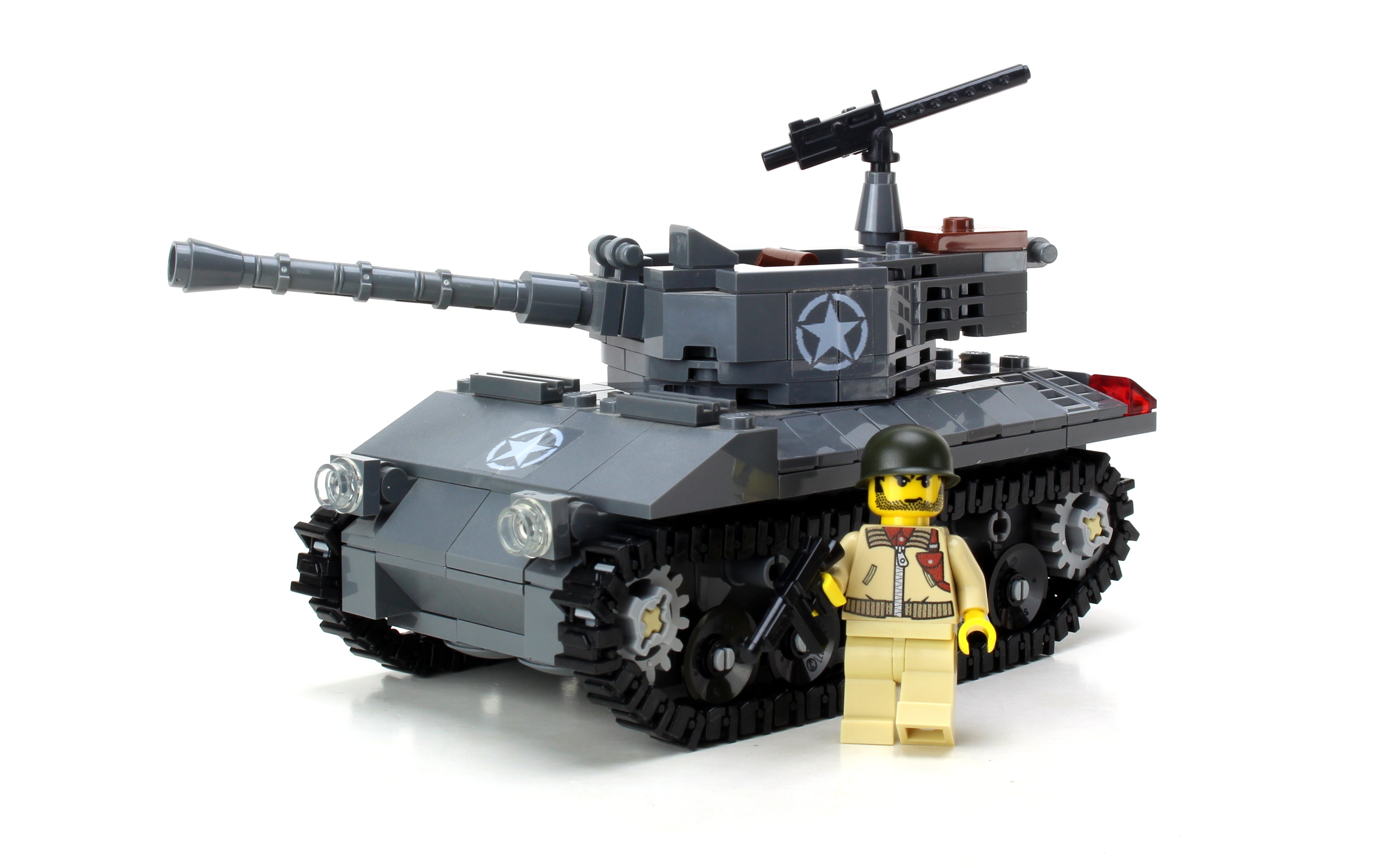 Battle Bricks Us Army M18 "Hellcat" Tank World War 2