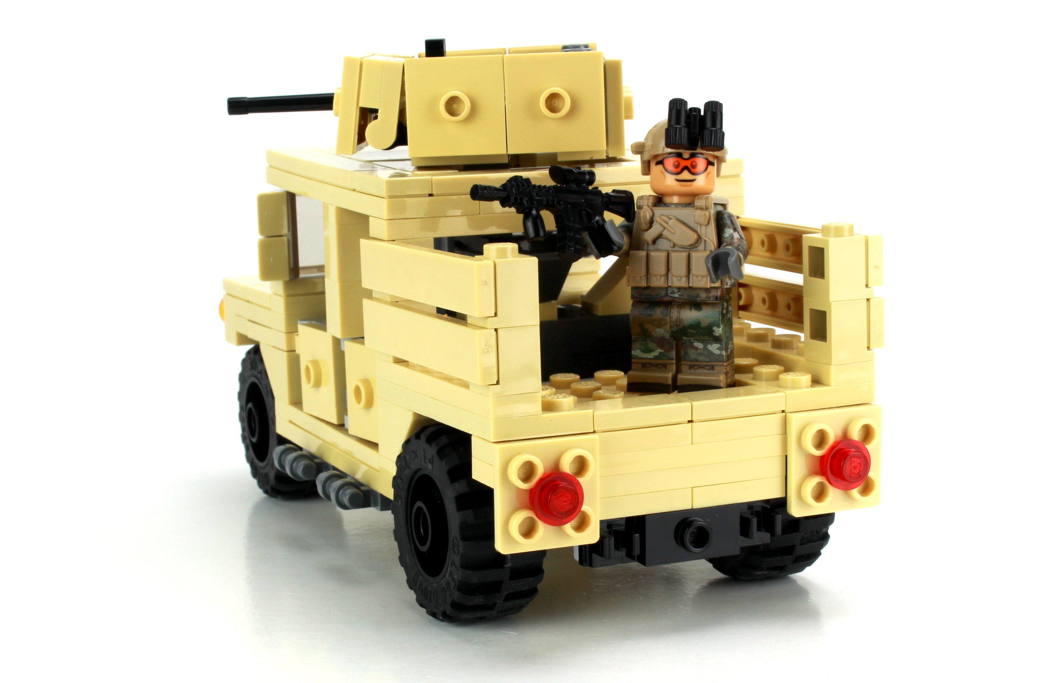 Battle Bricks Army Tactical Gun Truck 4 x 4