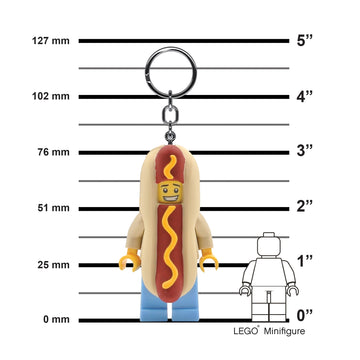 LEGO® Keychain – Minifigures Keychain Light Hot Dog Man