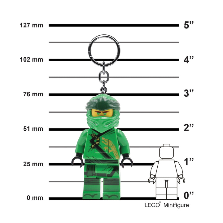 LEGO® Keychain – NINJAGO Legacy Large 3 Inch Tall Figure Keychain Light - Lloyd (KE150H)
