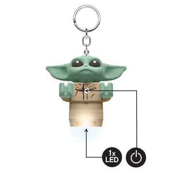 LEGO® Keychain – Star Wars KEYCHAIN LIGHT - THE MANDALORIAN GROGU