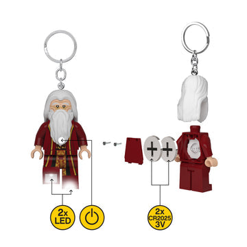 LEGO® Keychain – Harry Potter Keychain Light Dumbledore