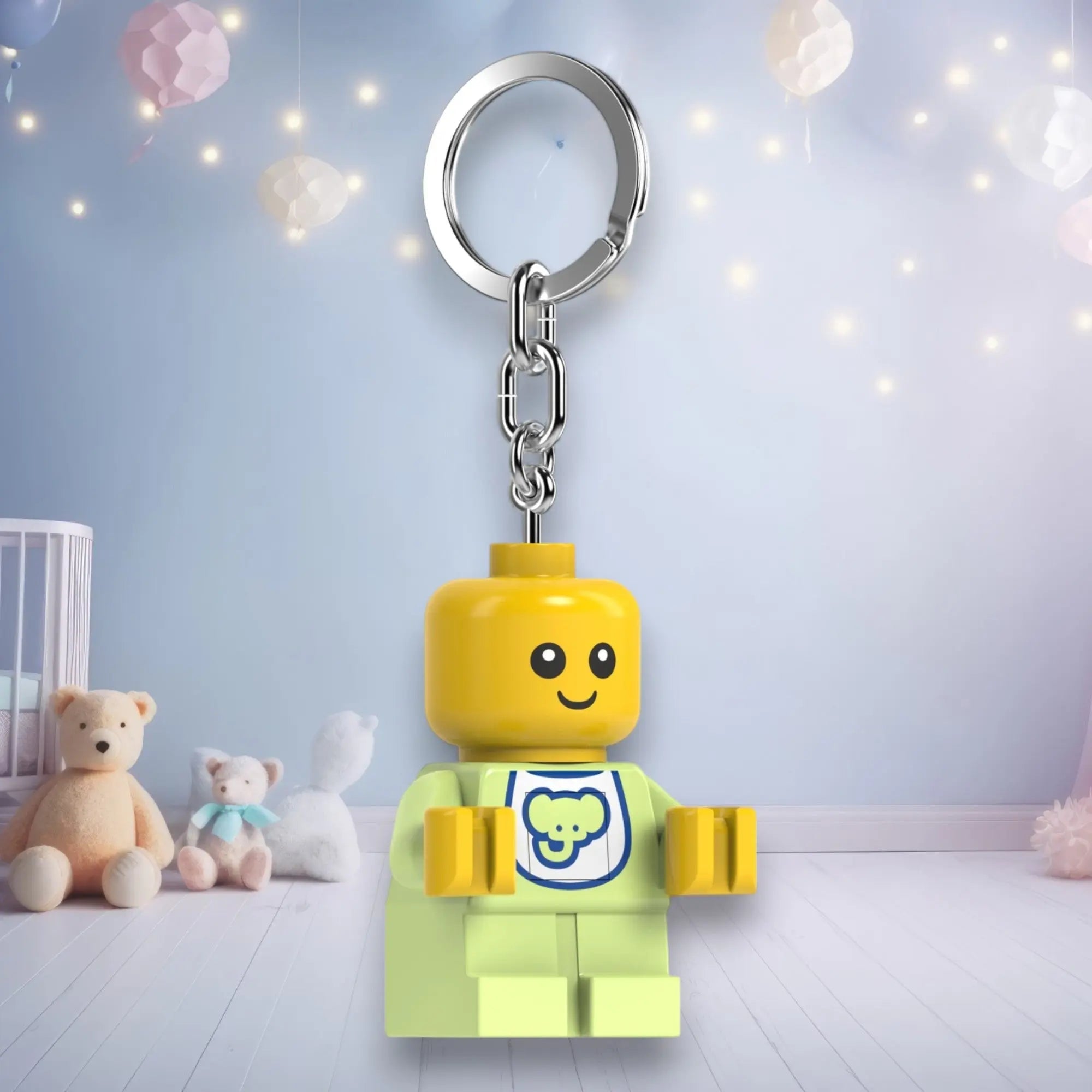 LEGO® Large 3 Inch Tall Figure Keychain Light - Baby (KE209H)