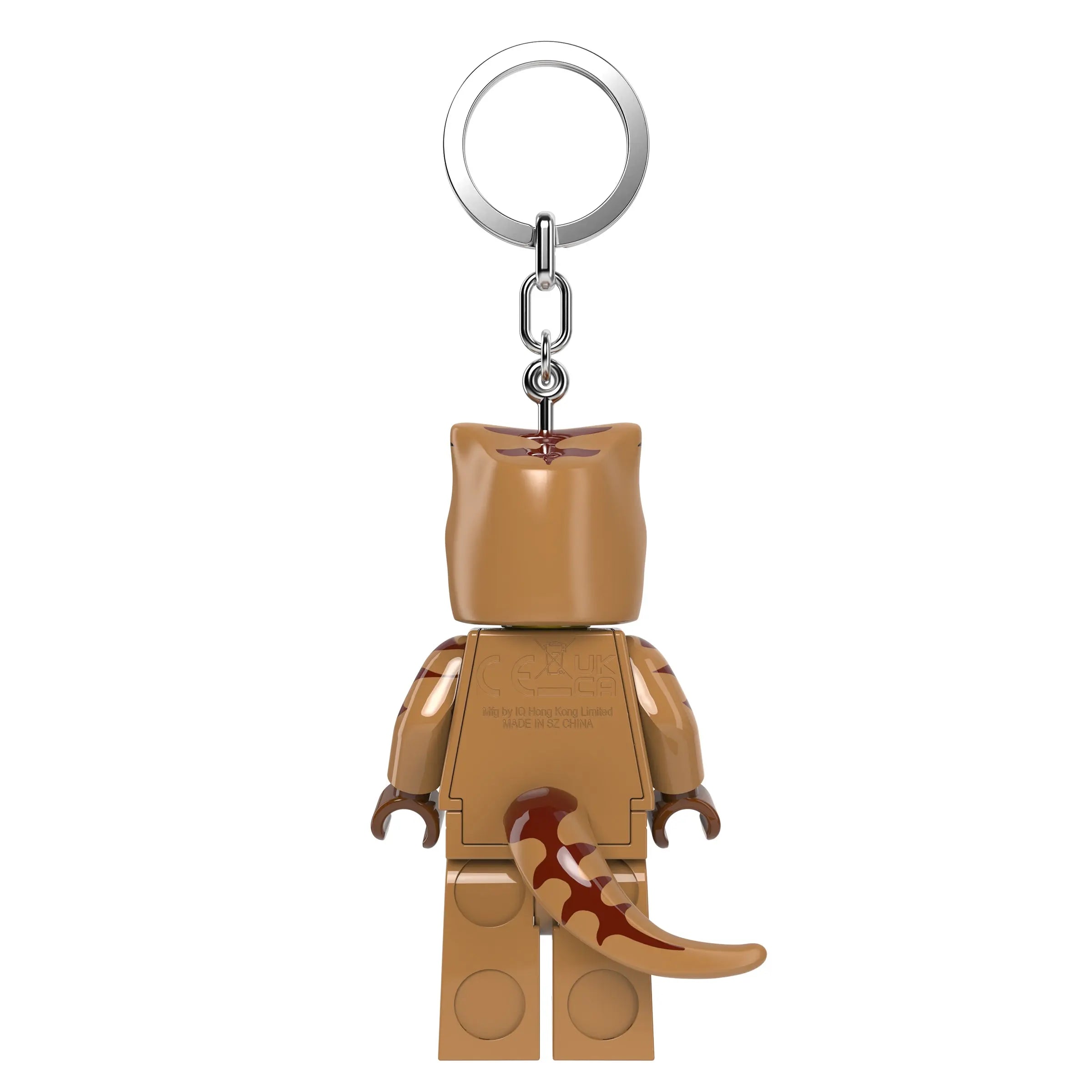 LEGO® Large 3 Inch Tall Figure Keychain Light - T-Rex Costume Fan (KE237H)