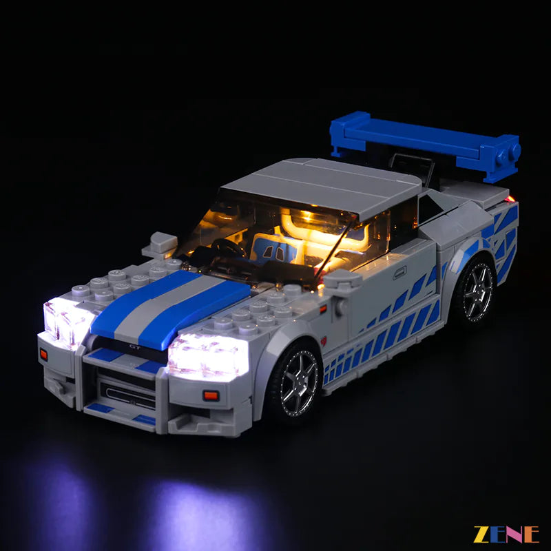 LEGO Light Kit for Fast Furious Nissan GT R R34 76917
