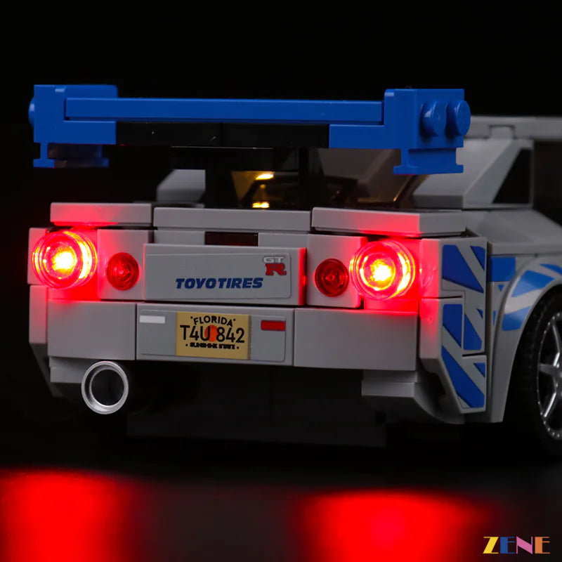 LEGO Light Kit for Fast Furious Nissan GT R R34 76917