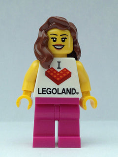 Preowned LEGO® Minifigure – LEGOLAND Parks LLP001 LEGOLAND Park Female I Brick LEGOLAND Top