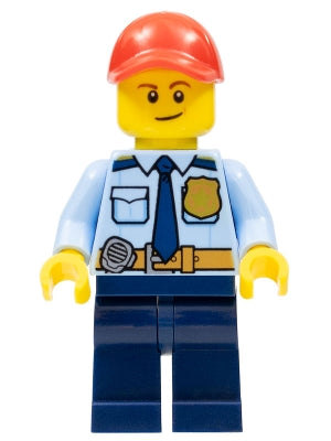 Preowned LEGO® Minifigure – LEGOLAND Parks LLP022 LEGOLAND Park Police Officer w/Shirt w/Da