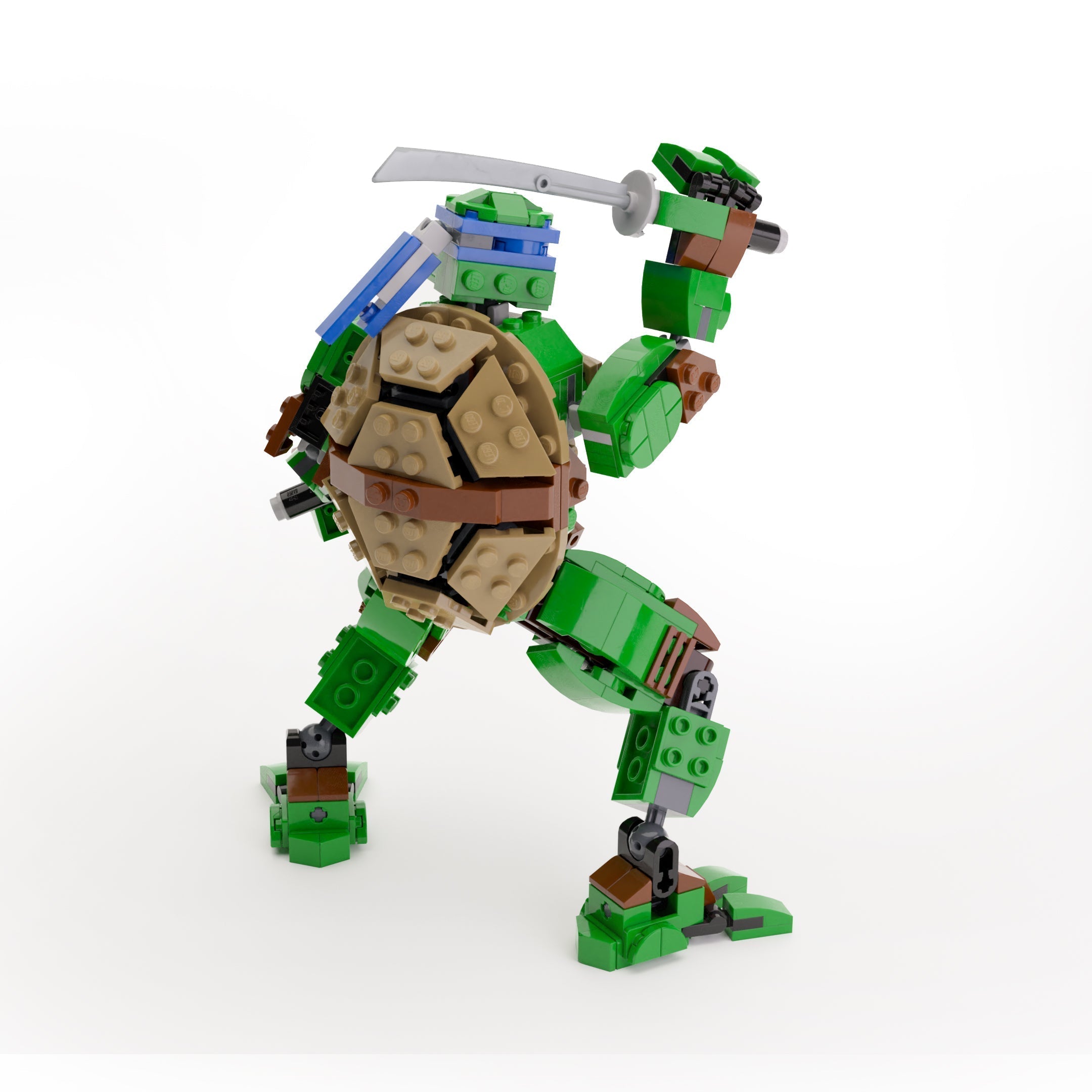 Leonardo - Custom TMNT Figure made using LEGO parts - B3 Customs