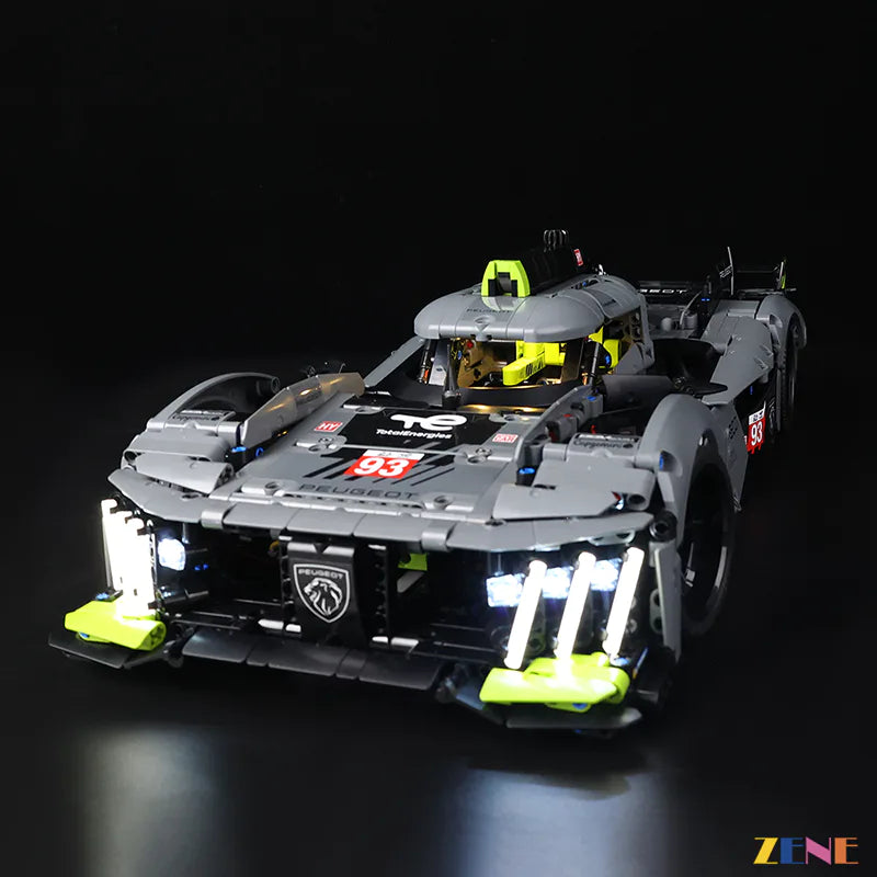 LEGO Light Kit for PEUGEOT 9X8 24H Le Mans Hybrid Hypercar 42156