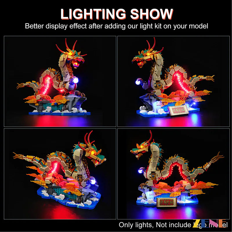 LEGO Light Kit for Auspicious Dragon 80112