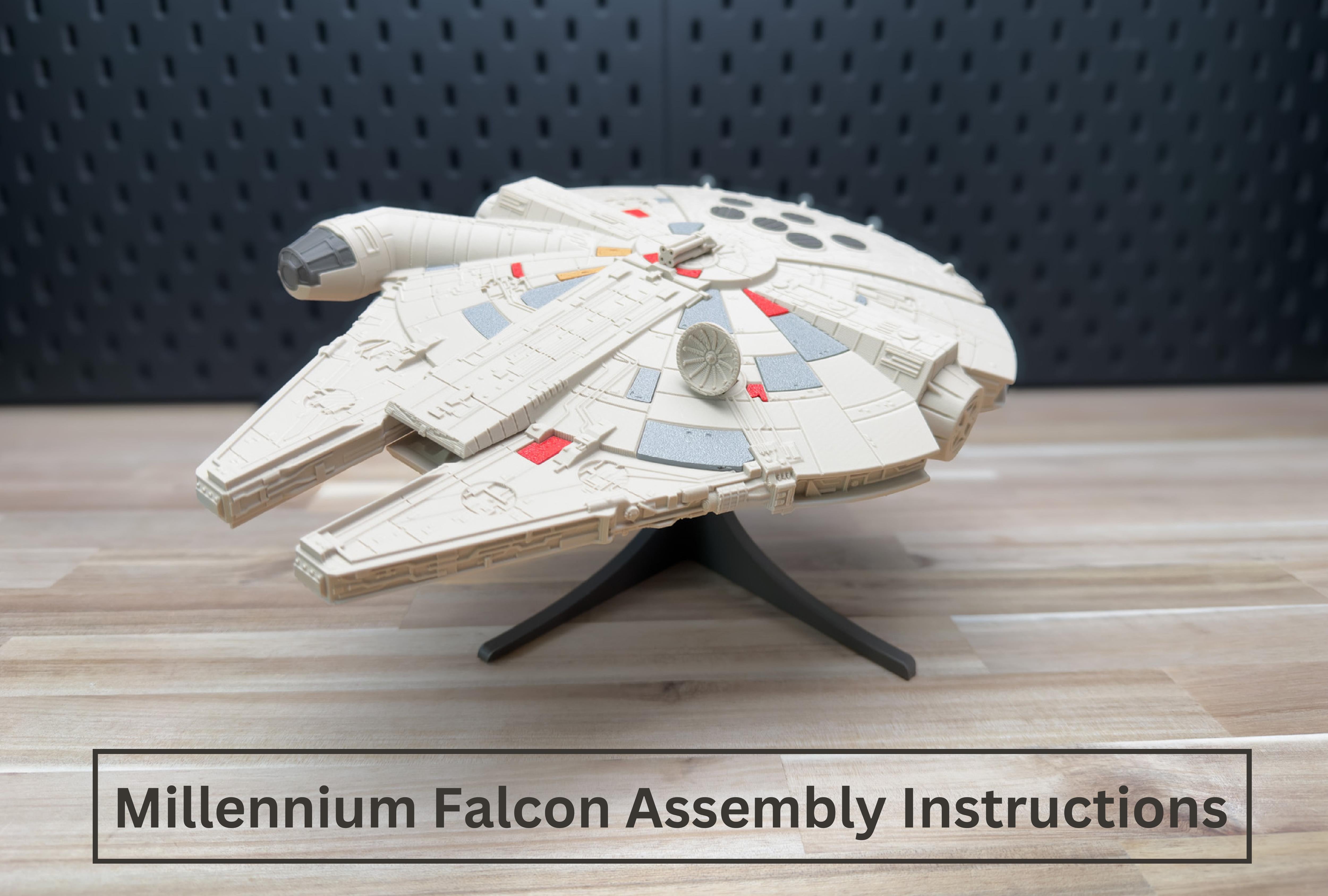 3D Printed Star Wars Millennium Falcon Building Kit