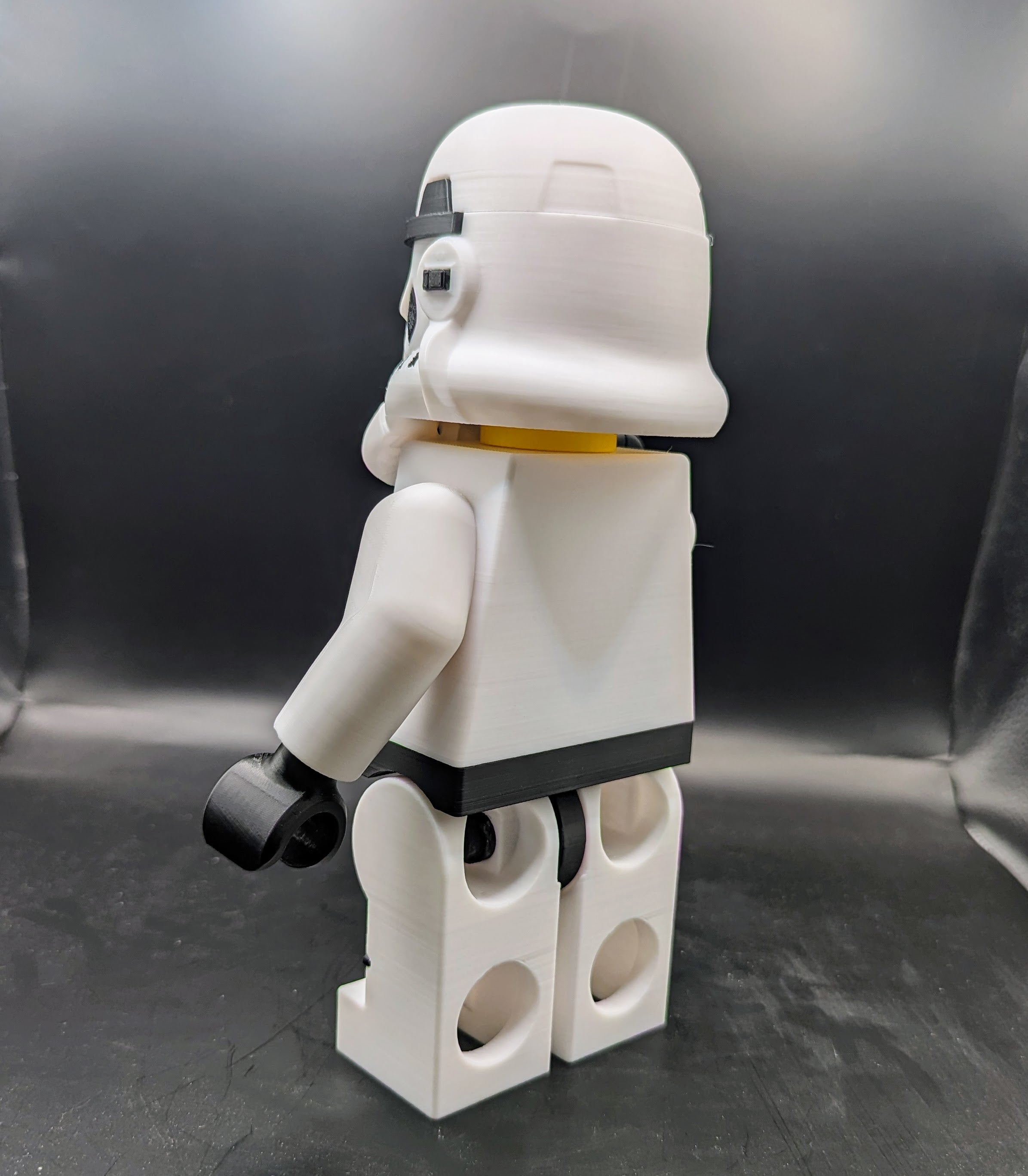 LEGO-inspired Star Wars Stormtrooper Display Figure Collectible