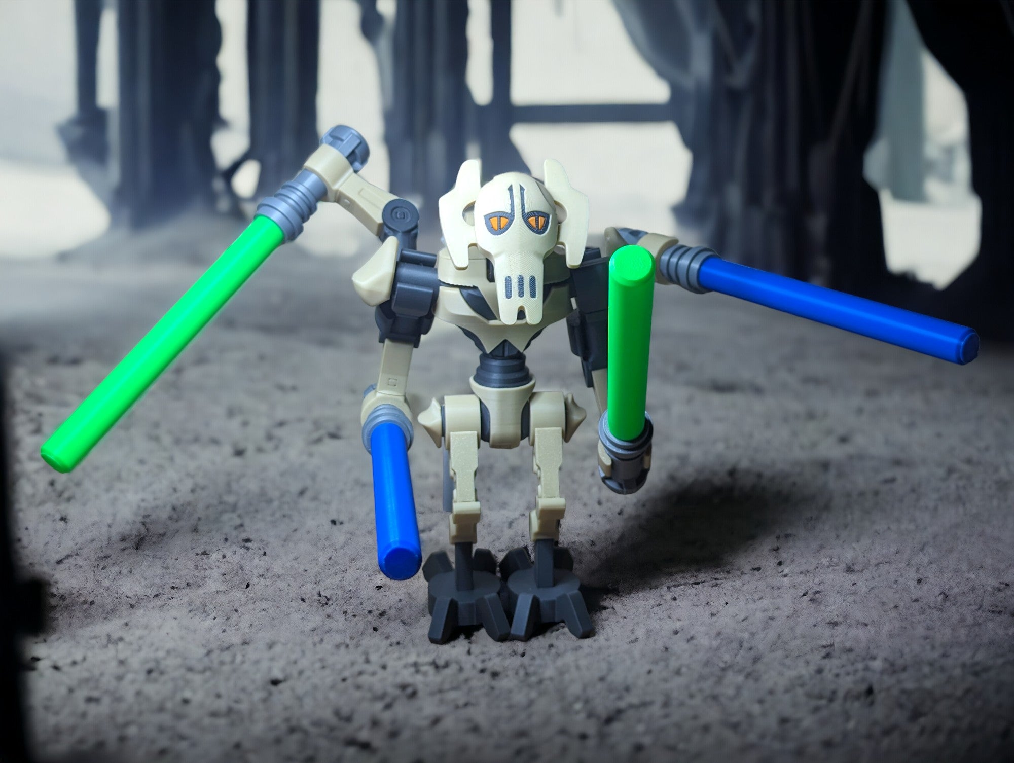 LEGO-inspired Star Wars General Grievous Display Figure Collectible