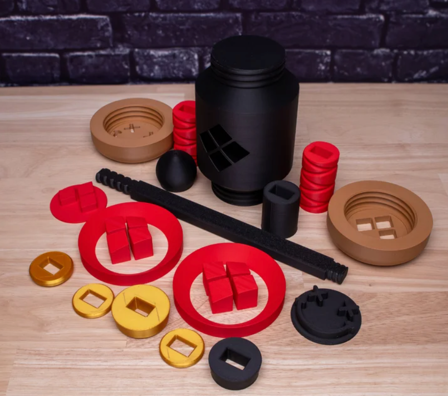 3D Printed Harley Quinn Hammer – 13" Cosplay Prop Replica