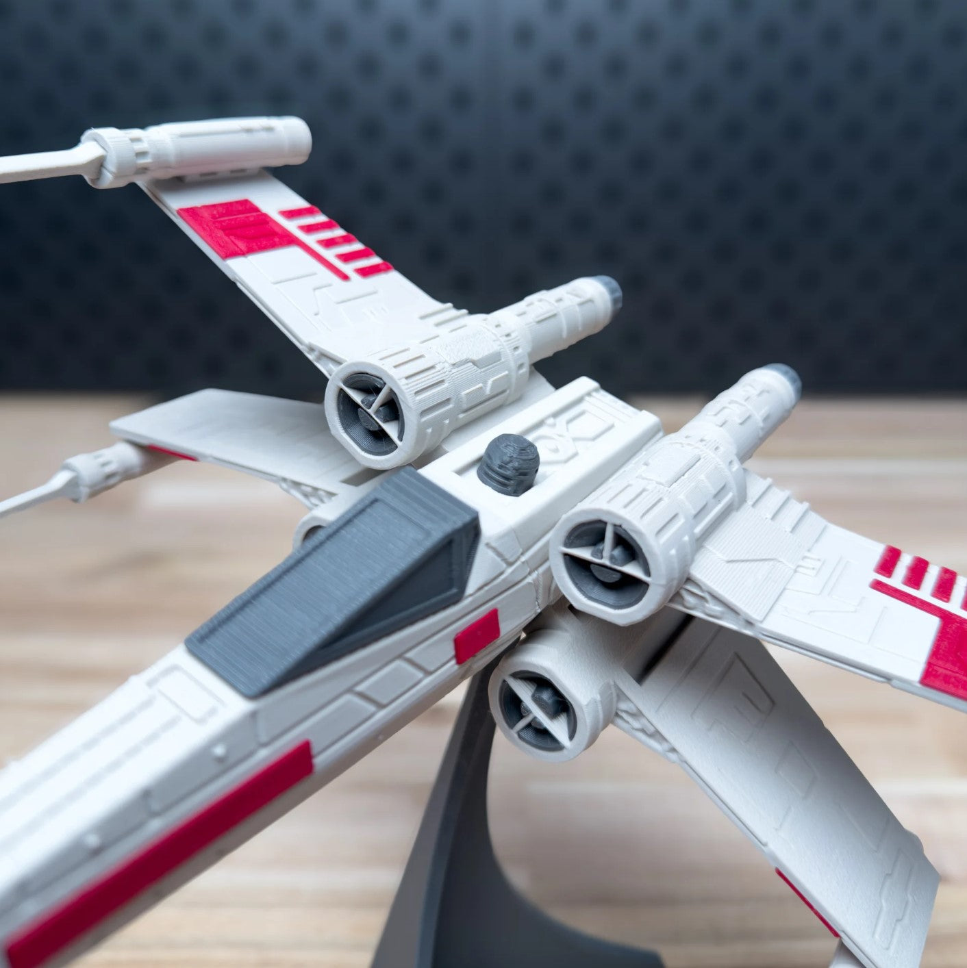 3D Printed Star Wars X-Wing Fighter Building Kit