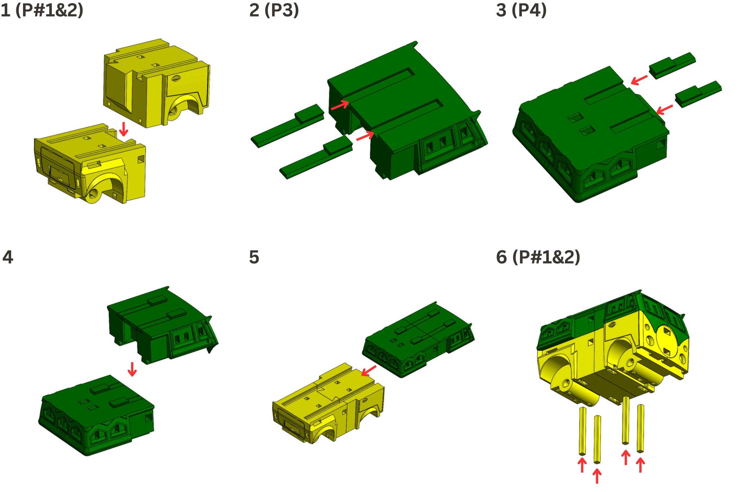 3D Printed TMNT Party Wagon Building Kit