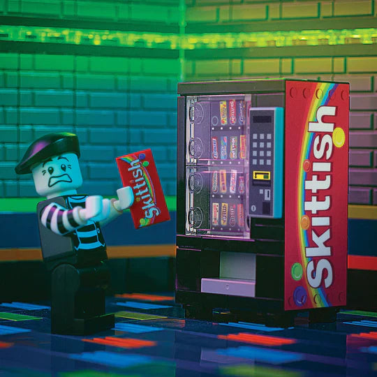 Brickshow Shop Skittish Custom Candy Vending Machine New Building Kit