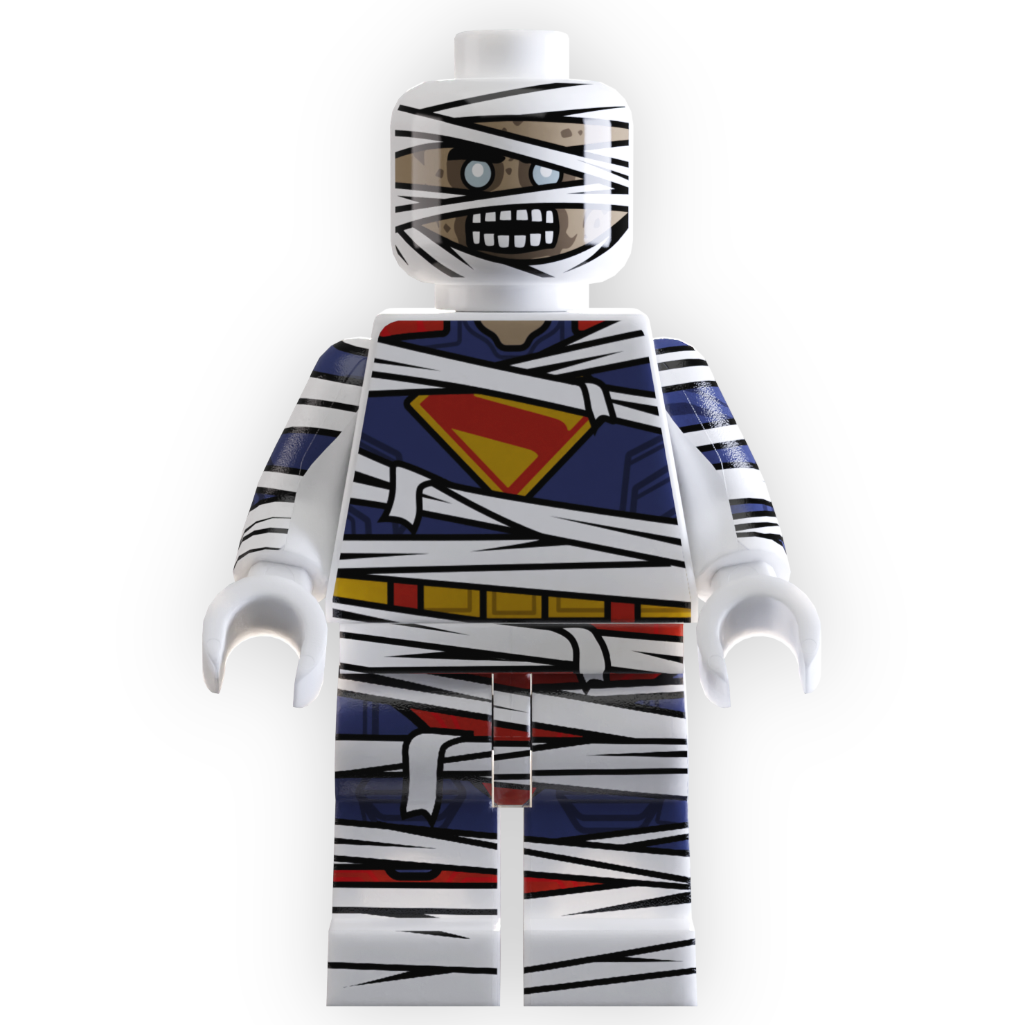 SUPERMUMMY Minifig made using LEGO parts
