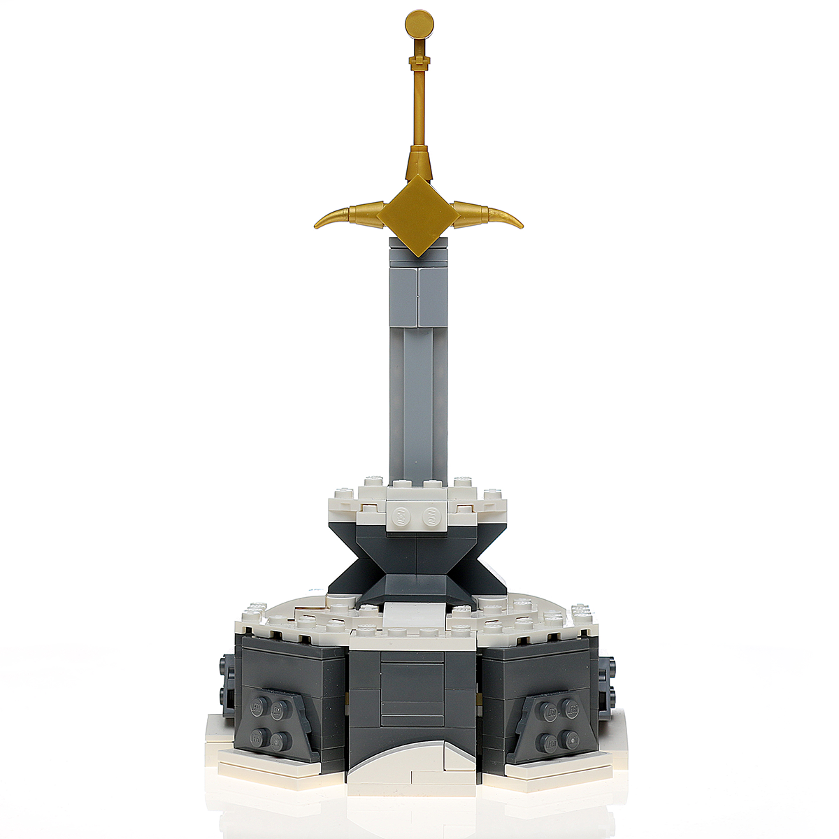 Brickshow Shop Custom Sword in the Stone MOC made using LEGO elements Building Kit