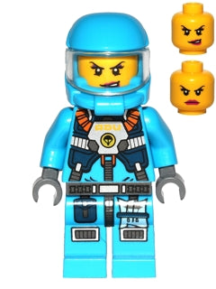 Preowned LEGO® Minifigure – Space ac013 Alien Defense Unit Soldier 5 Female