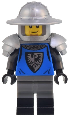 Preowned LEGO® Minifigure – BrickLink Designer Program adp104 Mountain Fortress Black Falcon Soldier - Helmet with Broad Brim