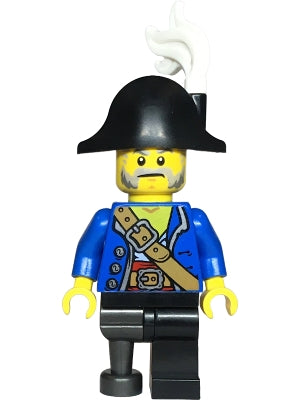 Preowned LEGO® Minifigure – BrickLink Designer Program adp143 Pirate Captain Mutton Chops