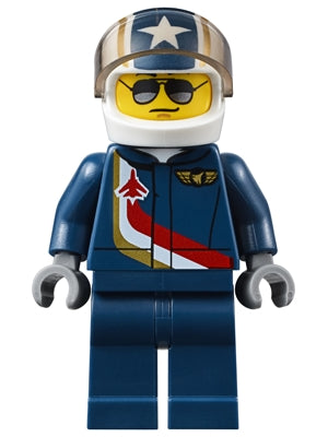 LEGO® Minifigure Town air051 Airport Jet Pilot Male
