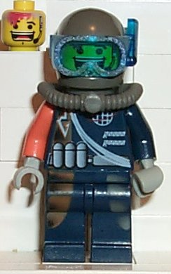 Preowned LEGO® Minifigure – Alpha Team alp010 Flex Mission Deep Sea