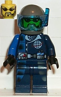 Preowned LEGO® Minifigure – Alpha Team alp015 Charge Mission Deep Sea