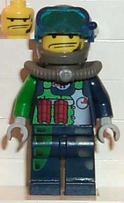 Preowned LEGO® Minifigure – Alpha Team alp016 Crunch Mission Deep Sea
