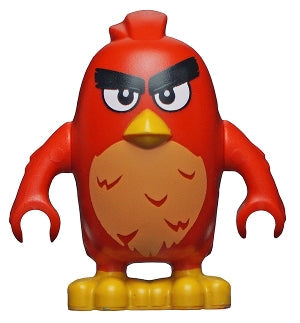 Preowned LEGO® Minifigure – The Angry Birds Movie ang008 Red Left Eyebrow Raised