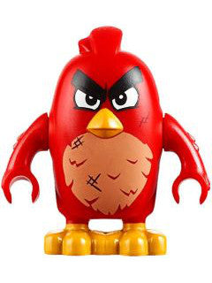 Preowned LEGO® Minifigure – The Angry Birds Movie ang016 Red Furious Smudges