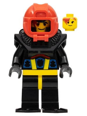 Preowned LEGO® Minifigure – Aquazone aqu006a Aquashark 1 w/Black Flippers