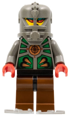 Preowned LEGO® Minifigure – Aquazone aqu014a Navigator Stinger Ray Light Gray Flippers