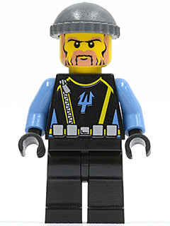 Preowned LEGO® Minifigure – Aquazone aqu017 Aquaraider Diver 3