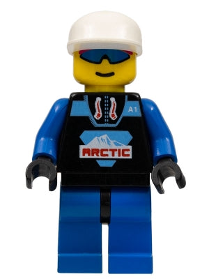 Preowned LEGO® Minifigure – Town arc004 Arctic Black White Cap