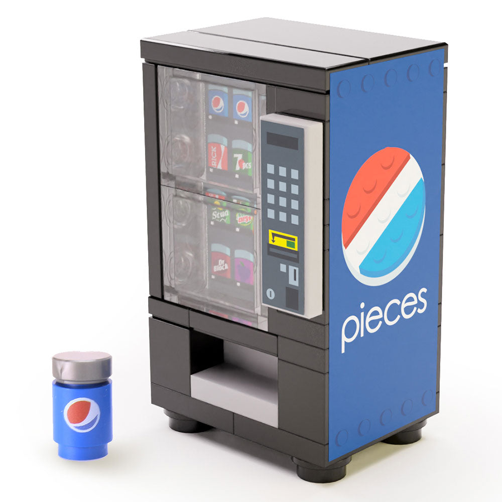 Brickshow Shop Pieces - B3 Customs Soda Vending Machine made using LEGO parts Building Kit
