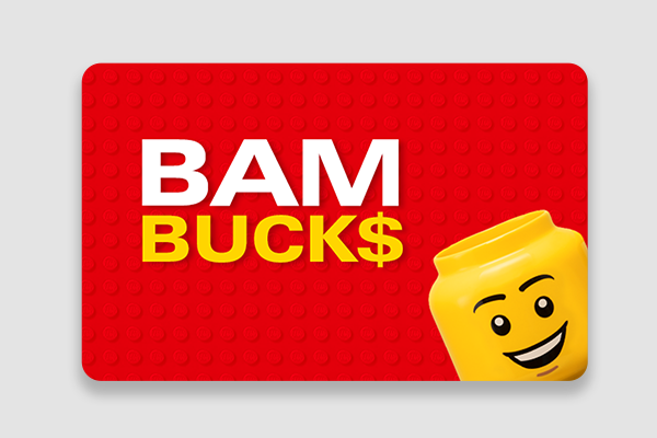 BAM Bucks Digital Gift Card – LEGO® Gifts & Store Credit