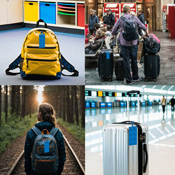 LEGO® Bag Tag 2x4 Red – Backpack, Luggage, and Travel Accessory