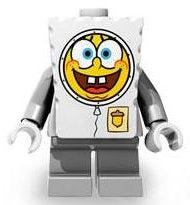 Preowned LEGO® Minifigure – SpongeBob SquarePants bob014 SpongeBob Astronaut