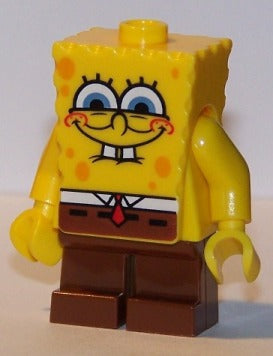 Preowned LEGO® Minifigure – SpongeBob SquarePants bob019 SpongeBob Smile w/Squint