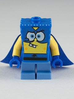 Preowned LEGO® Minifigure – SpongeBob SquarePants bob025 SpongeBob Super Hero