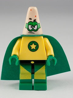 Preowned LEGO® Minifigure – SpongeBob SquarePants bob026 Patrick Super Hero