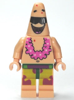 Preowned LEGO® Minifigure – SpongeBob SquarePants bob037 Patrick Pink Lei